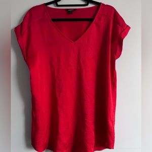 Loose Red Blouse
